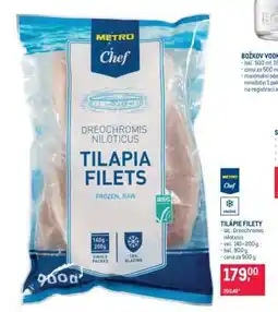 Makro Tilápie filety nabídka