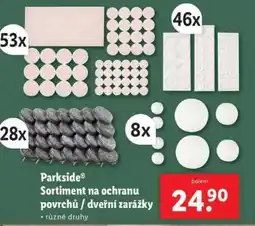 Lidl Parkside Sortiment na ochranu povrchů / dveřní zarážky nabídka
