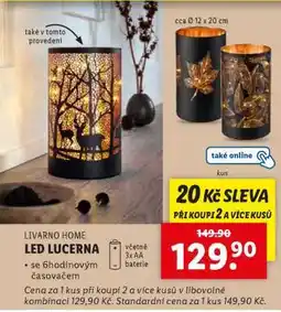 Lidl LIVARNO HOME LED Lucerna nabídka