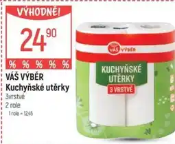Globus VÁŠ VÝBĚR Kuchyňské utěrky nabídka