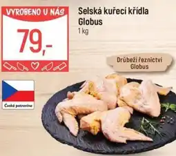 Globus Selská kuřecí křídla Globus nabídka