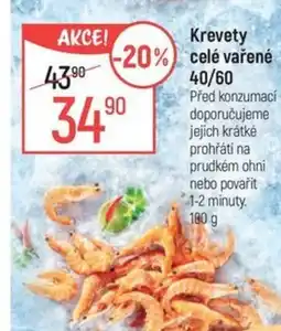 Globus Krevety celé vařené 40/60 nabídka