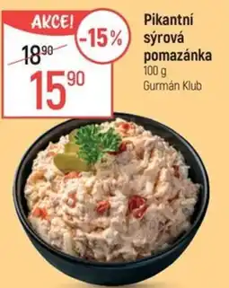 Globus Pikantní sýrová pomazánka nabídka