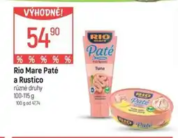 Globus Rio Mare Paté a Rustico nabídka