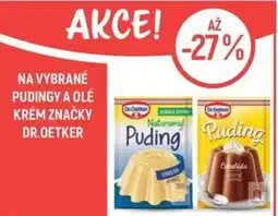 Globus Na vybrané pudingy a olé krém značky Dr.Oetker nabídka