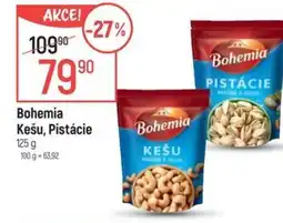 Globus Bohemia Kešu, Pistácie nabídka