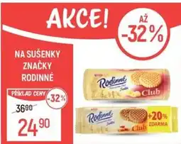Globus Na sušenky značky Rodinné nabídka