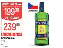Globus Becherovka nabídka