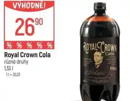 Globus Royal Crown Cola nabídka