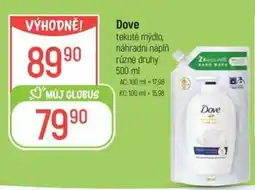Globus Dove tekuté mýdlo nabídka