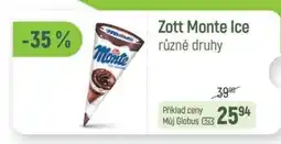 Globus Zott Monte Ice nabídka