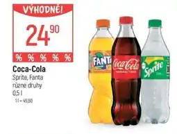 Globus Coca-Cola Sprite, Fanta nabídka