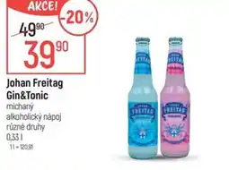 Globus Johan Freitag Gin&Tonic nabídka