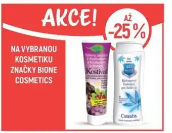 Globus Na vybranou kosmetiku značky Bione cosmetics nabídka
