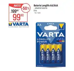 Globus VARTA Baterie Longlife AA/AAA nabídka