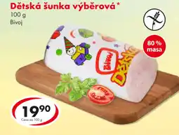 CBA Dětská šunka výběrová nabídka