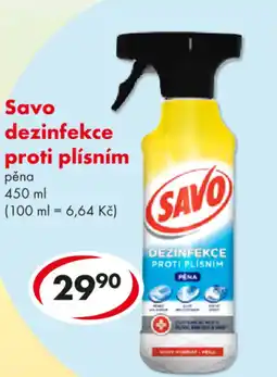 CBA SAVO dezinfekce proti plísním nabídka