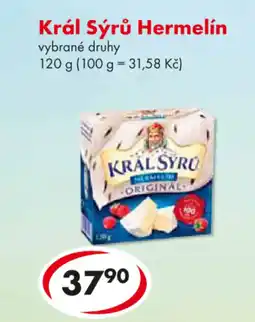 CBA Král Sýrů Hermelín nabídka