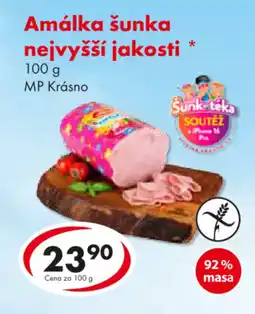 CBA Amálka šunka nejvyšší jakosti nabídka