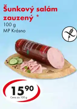 CBA Šunkový salám zauzený nabídka