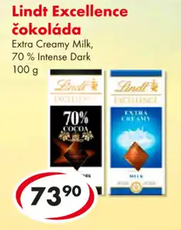 CBA Lindt Excellence čokoláda nabídka