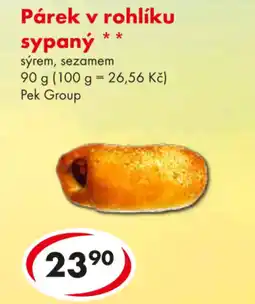 CBA Párek v rohlíku sypaný nabídka