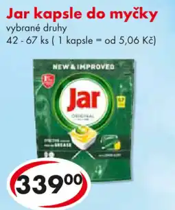 CBA Jar kapsle do myčky nabídka