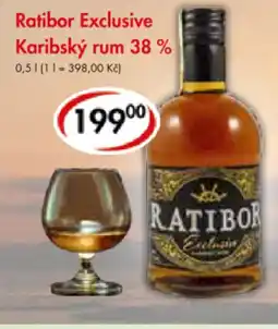 CBA Ratibor Exclusive Karibský rum 38 % nabídka