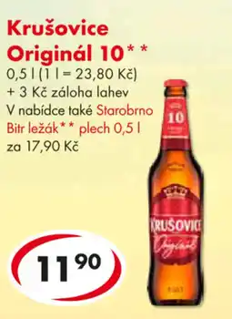 CBA Krušovice Originál 10 nabídka