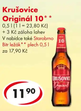 CBA Krušovice Originál 10 nabídka