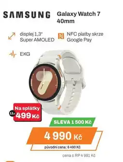 Expert SAMSUNG Galaxy Watch 7 40 mm nabídka