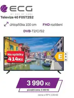 Expert ECG Televize 40 F05T2S2 nabídka