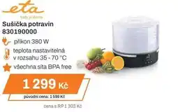 Expert ETA Sušička potravin 830190000 nabídka