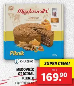Lidl MEDOVNÍK ORIGINAL PIKNIK, 850 g nabídka