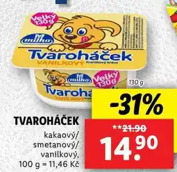 Lidl TVAROHÁČEK, 130 g nabídka