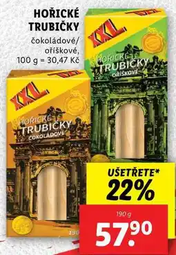 Lidl HOŘICKÉ TRUBIČKY, 190 g nabídka