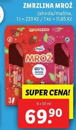 Lidl ZMRZLINA MROŽ, 6x 50 ml nabídka