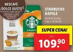 Lidl STARBUCKS KAPSLE, 12 ks nabídka