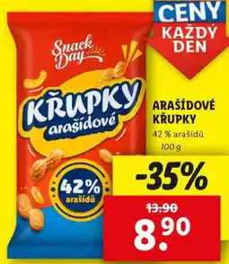 Lidl ARAŠÍDOVÉ KŘUPKY, 100 g nabídka