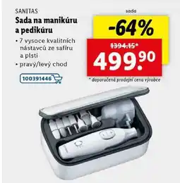 Lidl Sada na manikúru a pedikúru nabídka