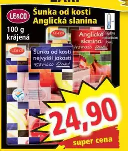 Norma Šunka od kosti Anglická slanina nabídka