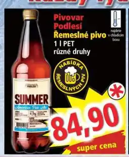 Norma Pivovar Podlesí Řemeslné pivo nabídka