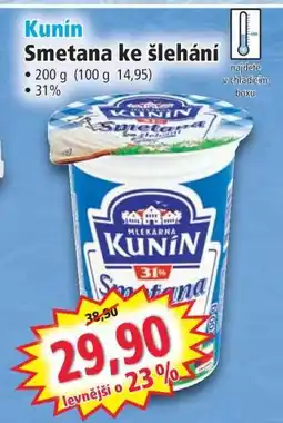 Norma Kunín Smetana ke šlehání nabídka