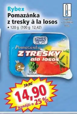 Norma Rybex Pomazánka z tresky à la losos nabídka