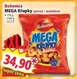 Norma Bohemia MEGA Křupky sýrové / arašídové nabídka