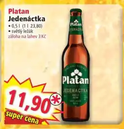 Norma PLATAN JEDENÁCTKA nabídka