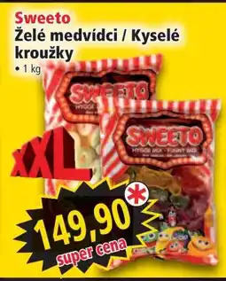 Norma Sweeto Želé medvídci / Kyselé kroužky nabídka