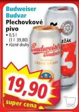 Norma Budweiser Budvar Plechovkové pivo nabídka