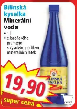 Norma Bílinská kyselka nabídka