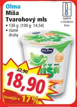 Norma Olma Míša tvarohový mls nabídka